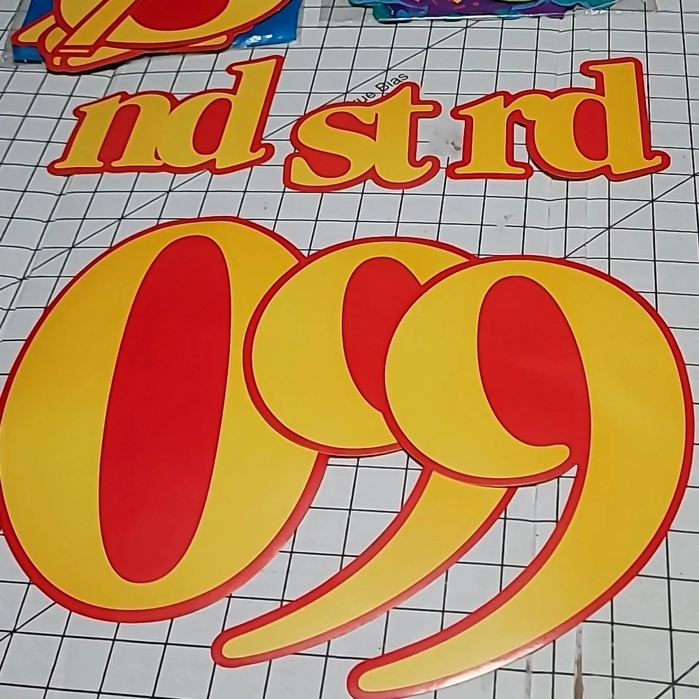 Birthday Banner and Numbers / Stickers‎ NWOT
